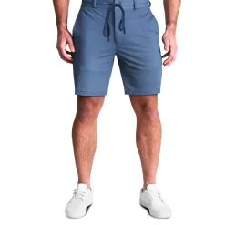 State and Liberty Athletic Fit Drawstring Shorts - Blue & White Dots| Shorts