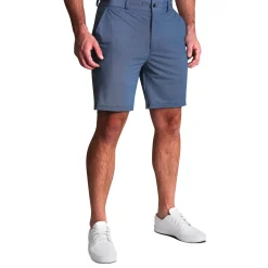 State and Liberty Athletic Fit Drawstring Shorts - Blue & White Dots| Shorts