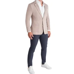 State and Liberty Athletic Fit Knit Blazer - Desert Taupe| Casual Blazers|Blazers