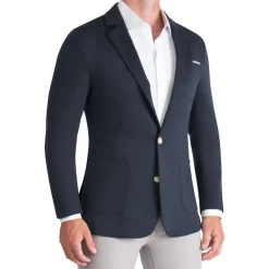 State and Liberty Athletic Fit Knit Blazer - Navy| Casual Blazers|Blazers