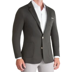 State and Liberty Athletic Fit Knit Blazer - Charcoal| Blazers|Blazers/sport Coats