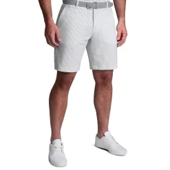 State and Liberty Athletic Fit Shorts - Grey Seersucker| Shorts