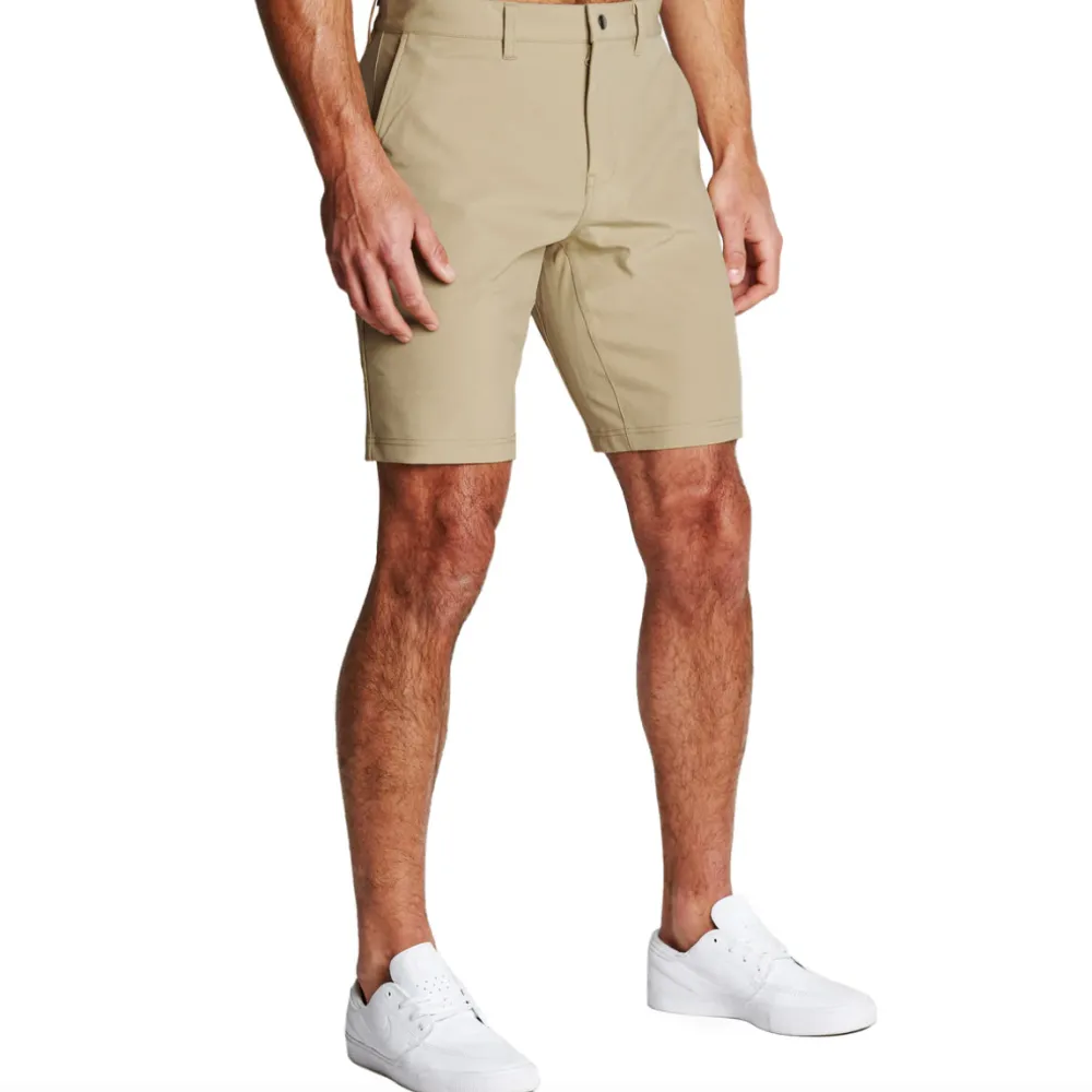 State and Liberty Athletic Fit Shorts - Mid Khaki| Shorts