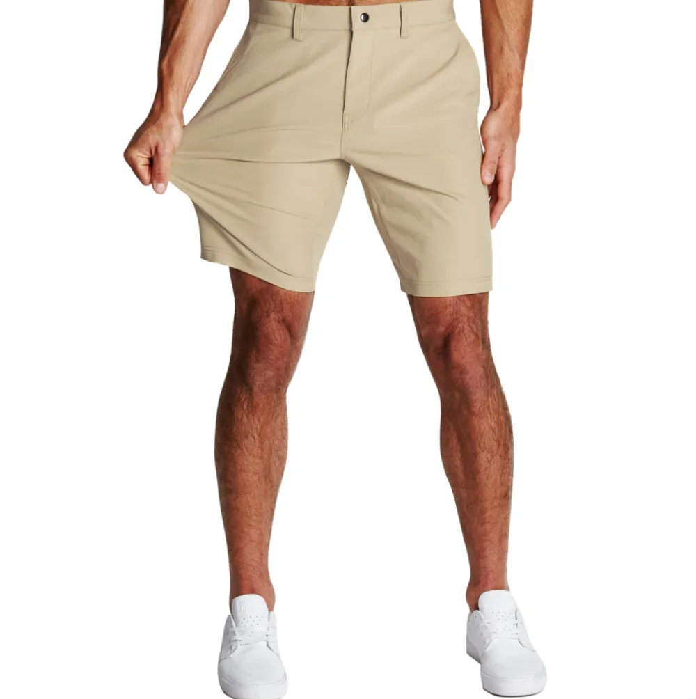 State and Liberty Athletic Fit Shorts - Mid Khaki| Shorts