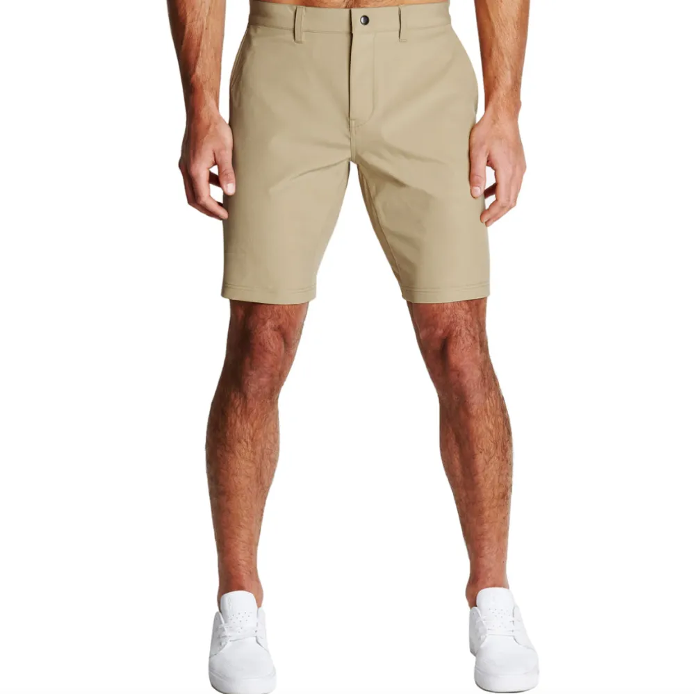 State and Liberty Athletic Fit Shorts - Mid Khaki| Shorts