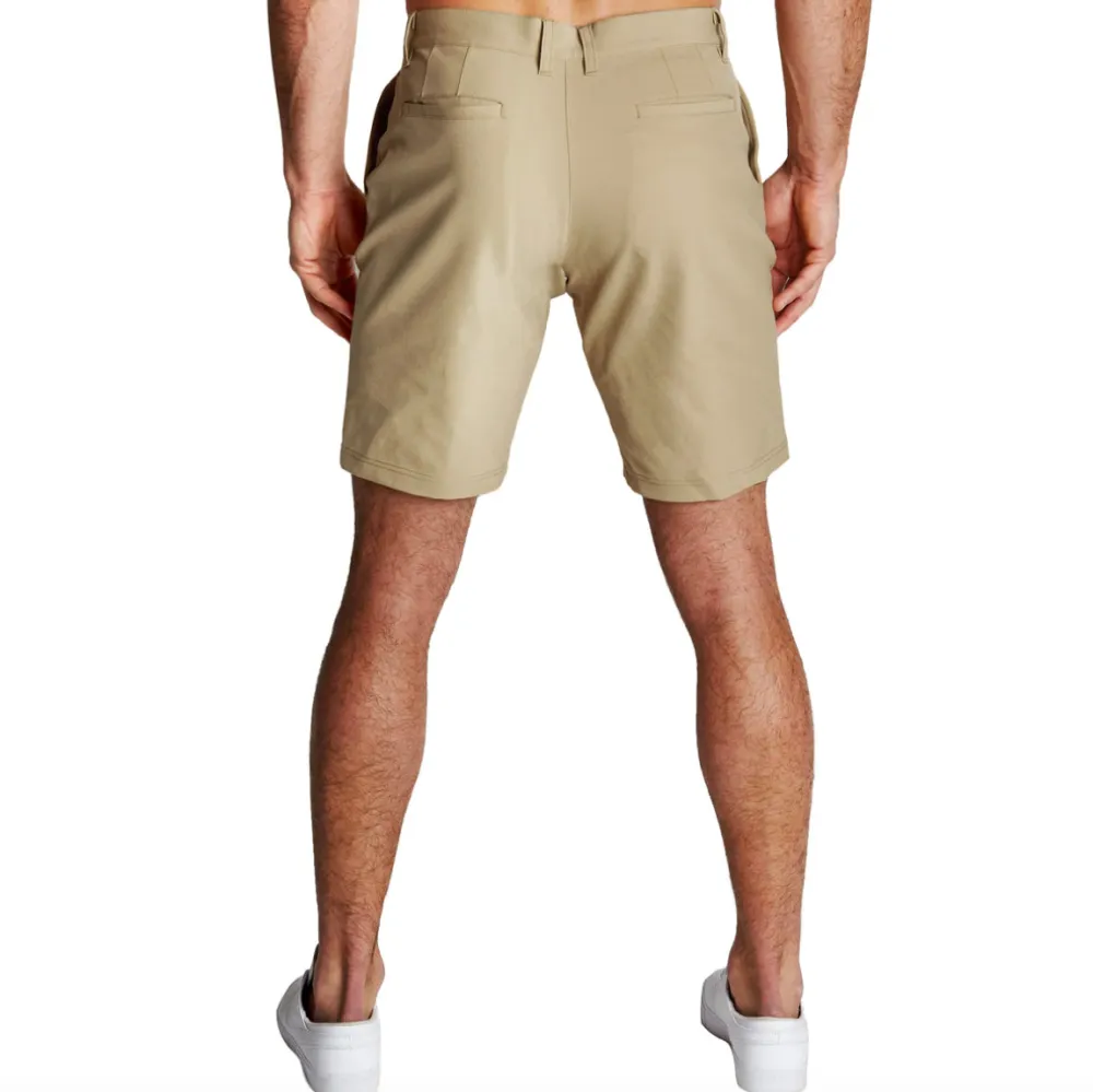 State and Liberty Athletic Fit Shorts - Mid Khaki| Shorts
