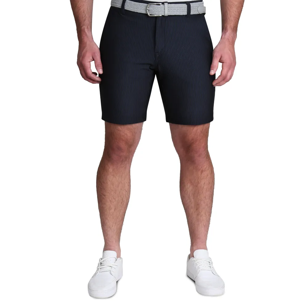 State and Liberty Athletic Fit Shorts - Navy Seersucker| Shorts