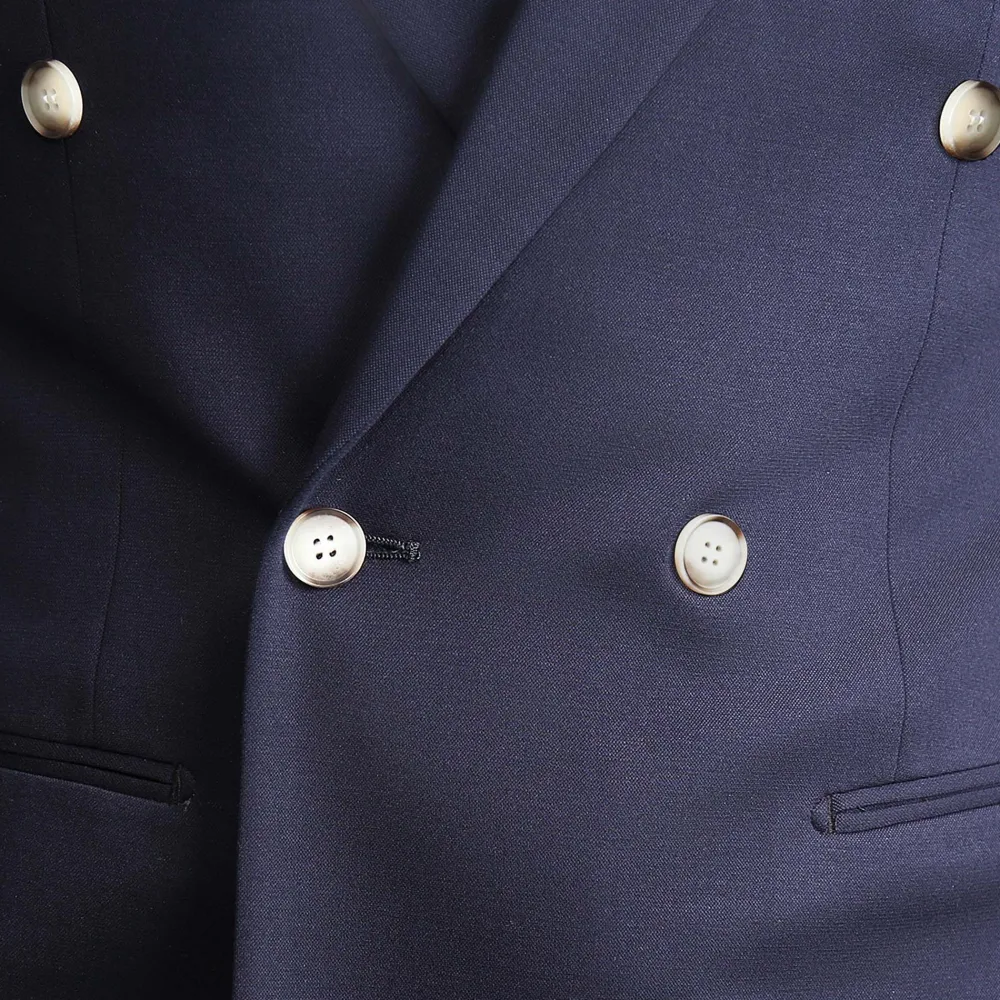 State and Liberty Athletic Fit Stretch Blazer - Navy Double Breasted| Casual Blazers|Blazers
