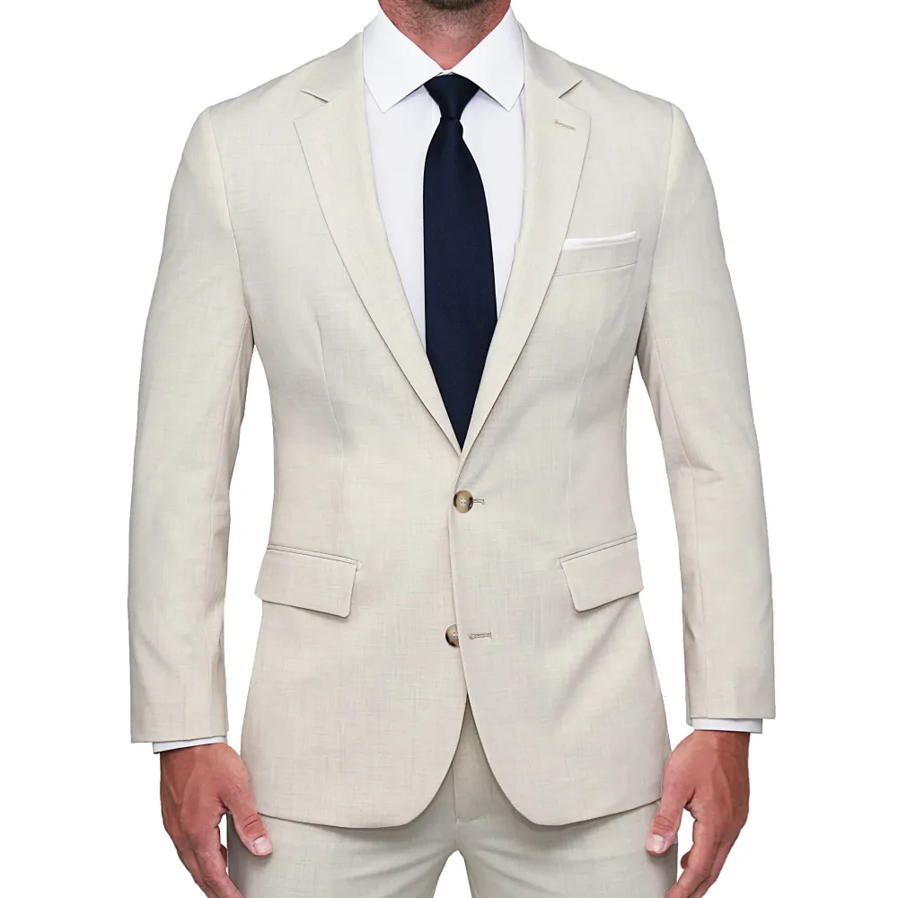 State and Liberty Athletic Fit Stretch Blazer - Lightweight Heathered Bamboo| Casual Blazers|Blazers
