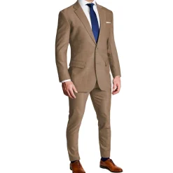 State and Liberty Athletic Fit Stretch Blazer - Heathered Cappuccino| Casual Blazers|Blazers
