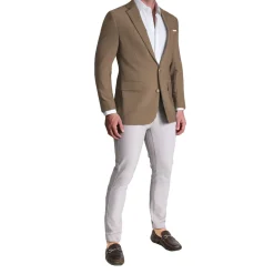 State and Liberty Athletic Fit Stretch Blazer - Heathered Cappuccino| Casual Blazers|Blazers