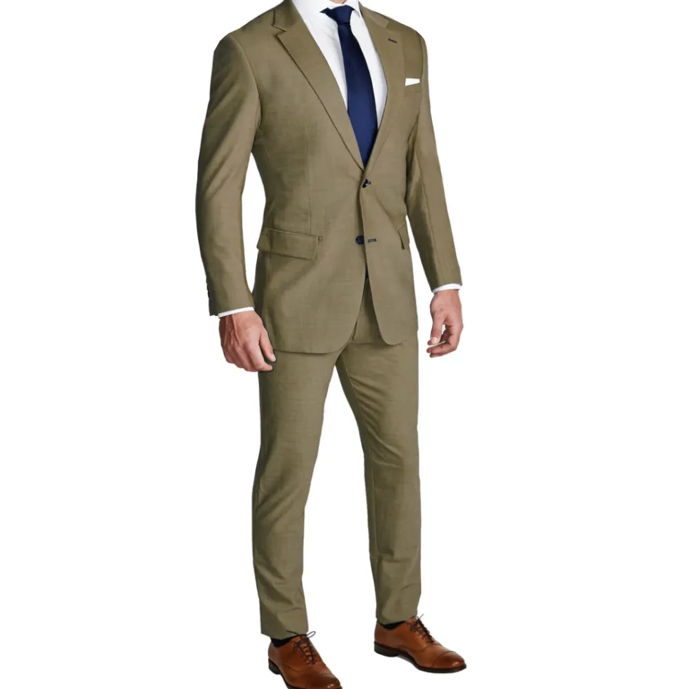 State and Liberty Athletic Fit Stretch Blazer - Heathered Sand| Casual Blazers|Blazers