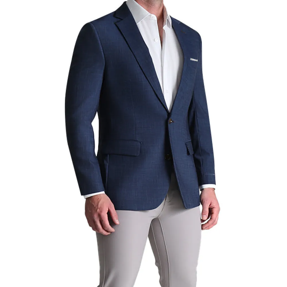 State and Liberty Athletic Fit Stretch Blazer - Heathered Navy| Casual Blazers|Blazers