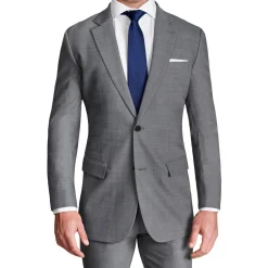 State and Liberty Athletic Fit Stretch Blazer - Heathered Grey| Casual Blazers|Blazers