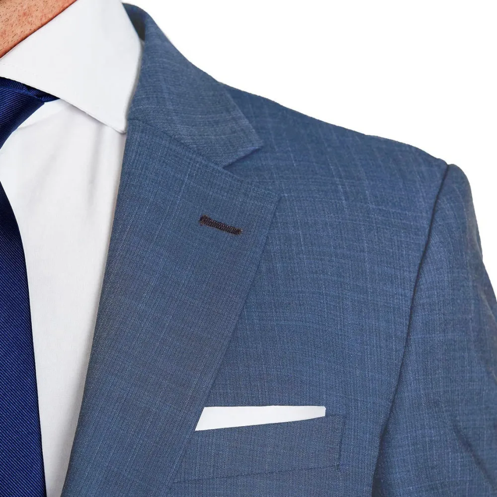 State and Liberty Athletic Fit Stretch Blazer - Heathered Blue| Casual Blazers|Blazers