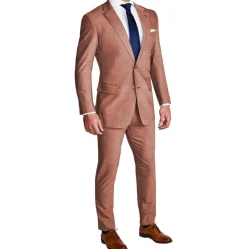 State and Liberty Athletic Fit Stretch Blazer - Heathered Salmon| Casual Blazers|Blazers