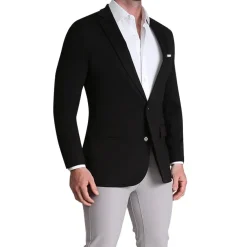 State and Liberty Athletic Fit Stretch Blazer - Black| Casual Blazers|Blazers