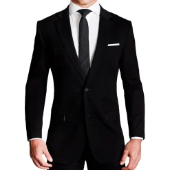 State and Liberty Athletic Fit Stretch Blazer - Black| Casual Blazers|Blazers