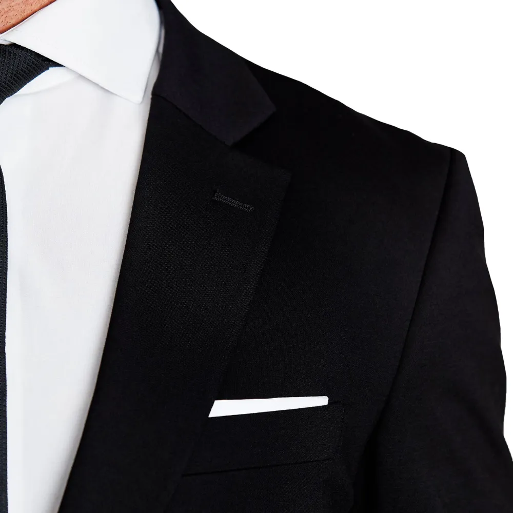 State and Liberty Athletic Fit Stretch Blazer - Black| Casual Blazers|Blazers