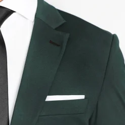 State and Liberty Athletic Fit Stretch Blazer - Solid Hunter Green| Casual Blazers|Blazers
