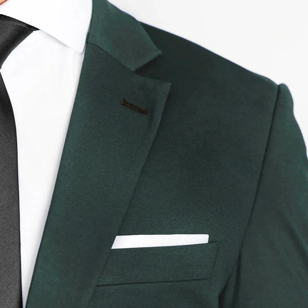 State and Liberty Athletic Fit Stretch Blazer - Solid Hunter Green| Casual Blazers|Blazers