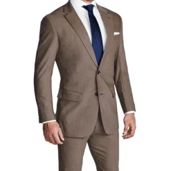 State and Liberty Athletic Fit Stretch Blazer - Lightweight Heathered Latte| Casual Blazers|Blazers