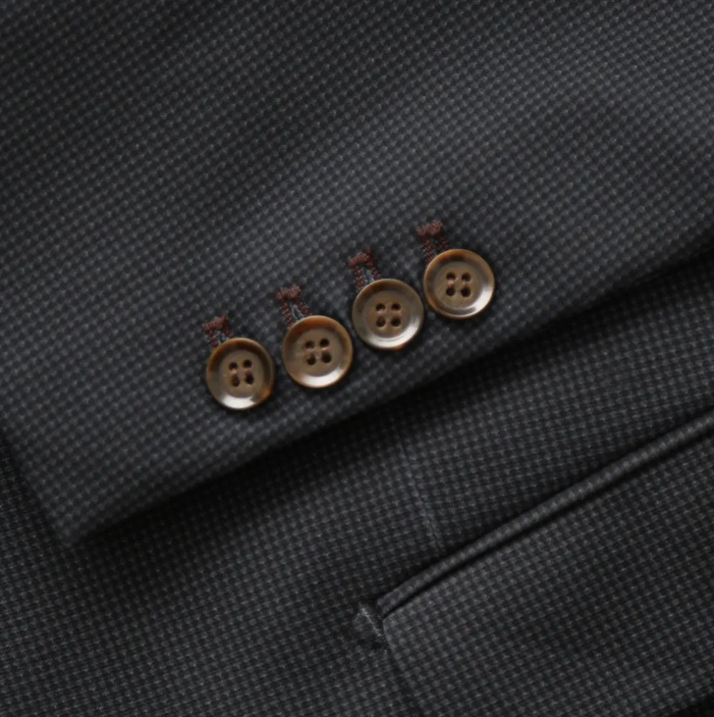 State and Liberty Athletic Fit Stretch Blazer - Charcoal Microcheck| Casual Blazers|Blazers