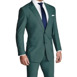 State and Liberty Athletic Fit Stretch Blazer - Heathered Sea Green| Casual Blazers|Blazers