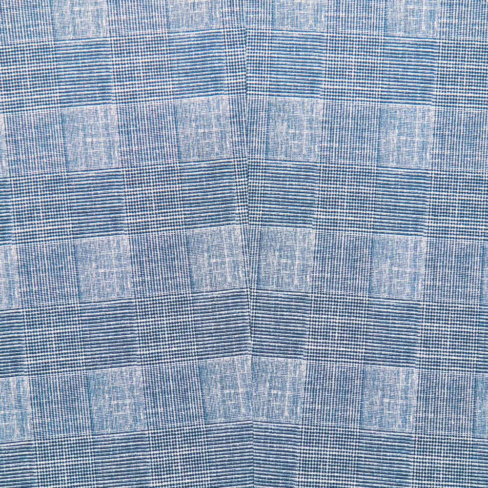 State and Liberty Athletic Fit Stretch Blazer - Knit Light Blue, Navy and White Plaid| Casual Blazers|Blazers