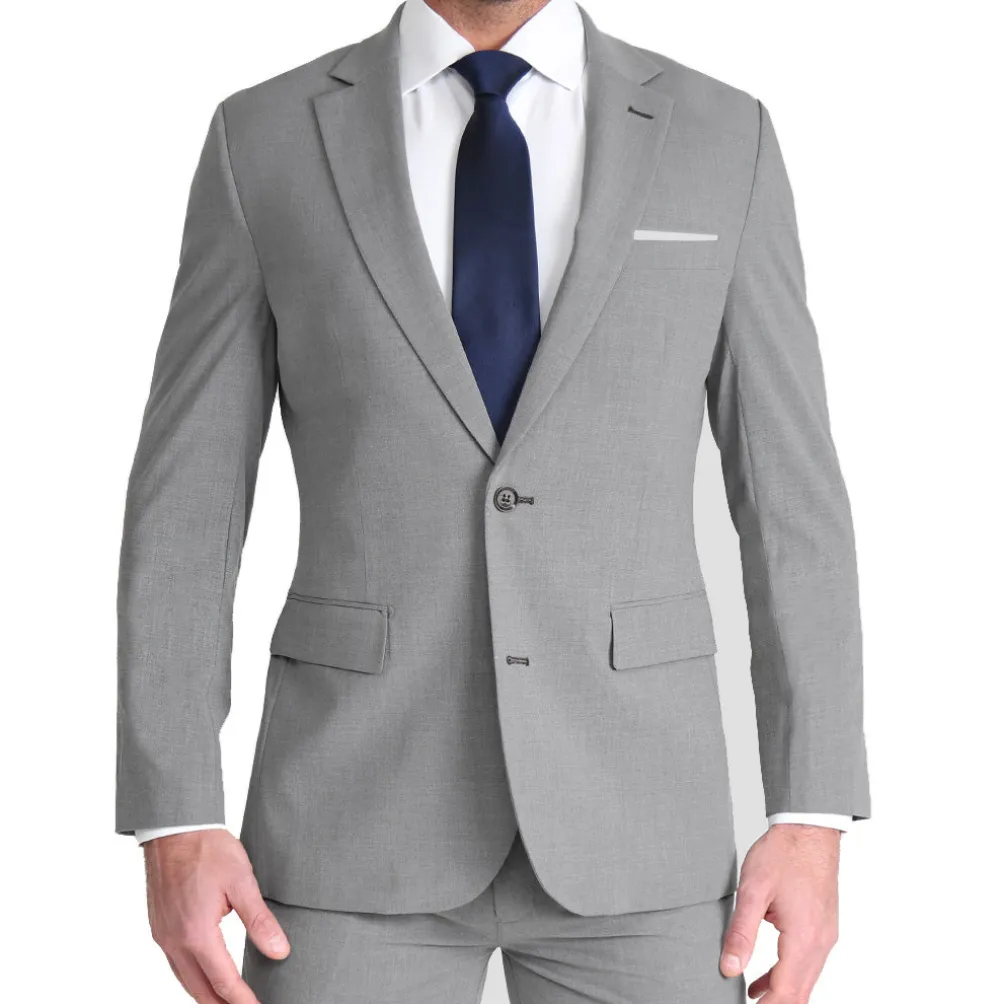 State and Liberty Athletic Fit Stretch Blazer - Lightweight Heathered Smoked Grey| Blazers|Blazers/sport Coats