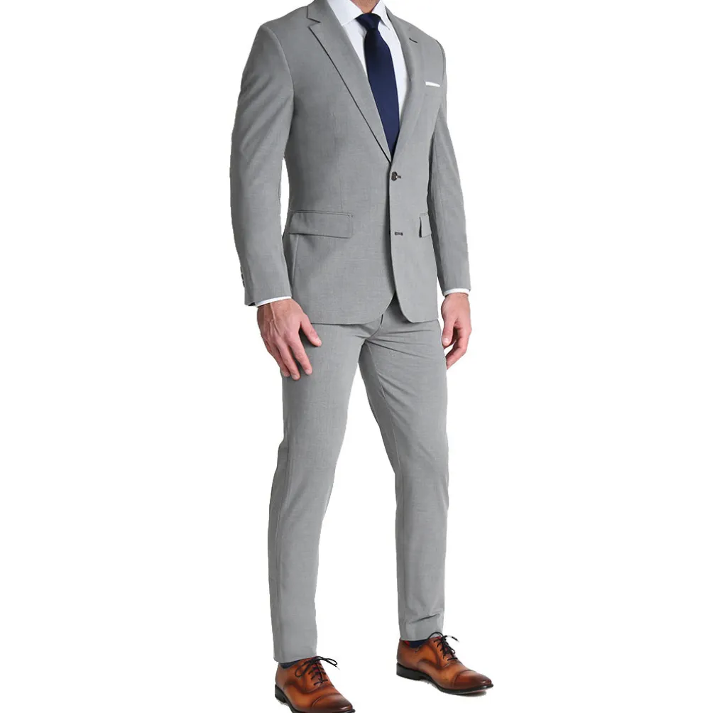 State and Liberty Athletic Fit Stretch Blazer - Lightweight Heathered Smoked Grey| Blazers|Blazers/sport Coats