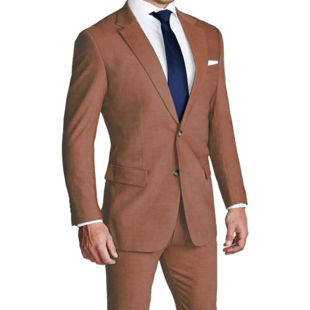 State and Liberty Athletic Fit Stretch Blazer - Heathered Copper| Casual Blazers|Blazers