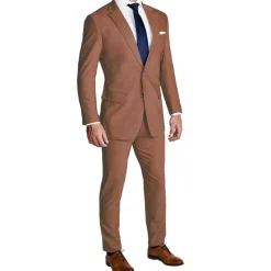State and Liberty Athletic Fit Stretch Blazer - Heathered Copper| Casual Blazers|Blazers