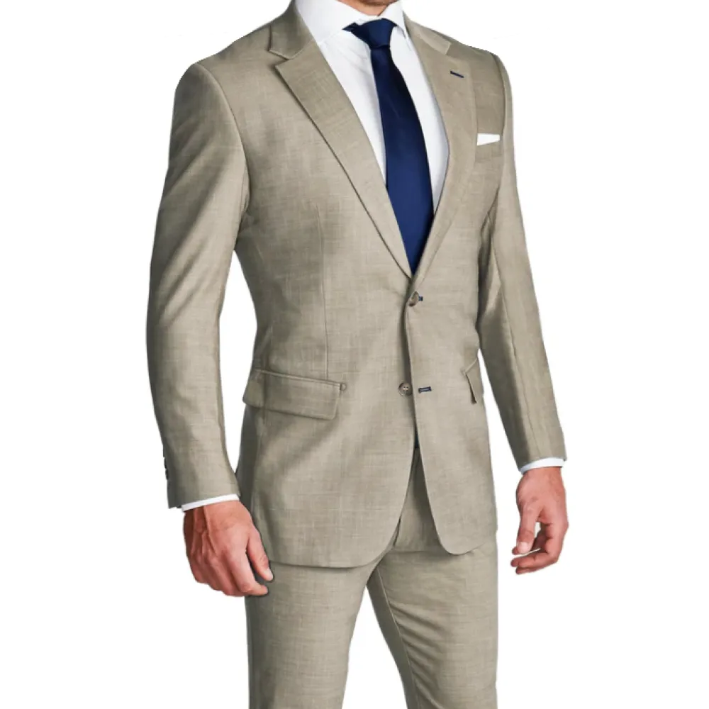 State and Liberty Athletic Fit Stretch Blazer - Heathered Stone| Casual Blazers|Blazers
