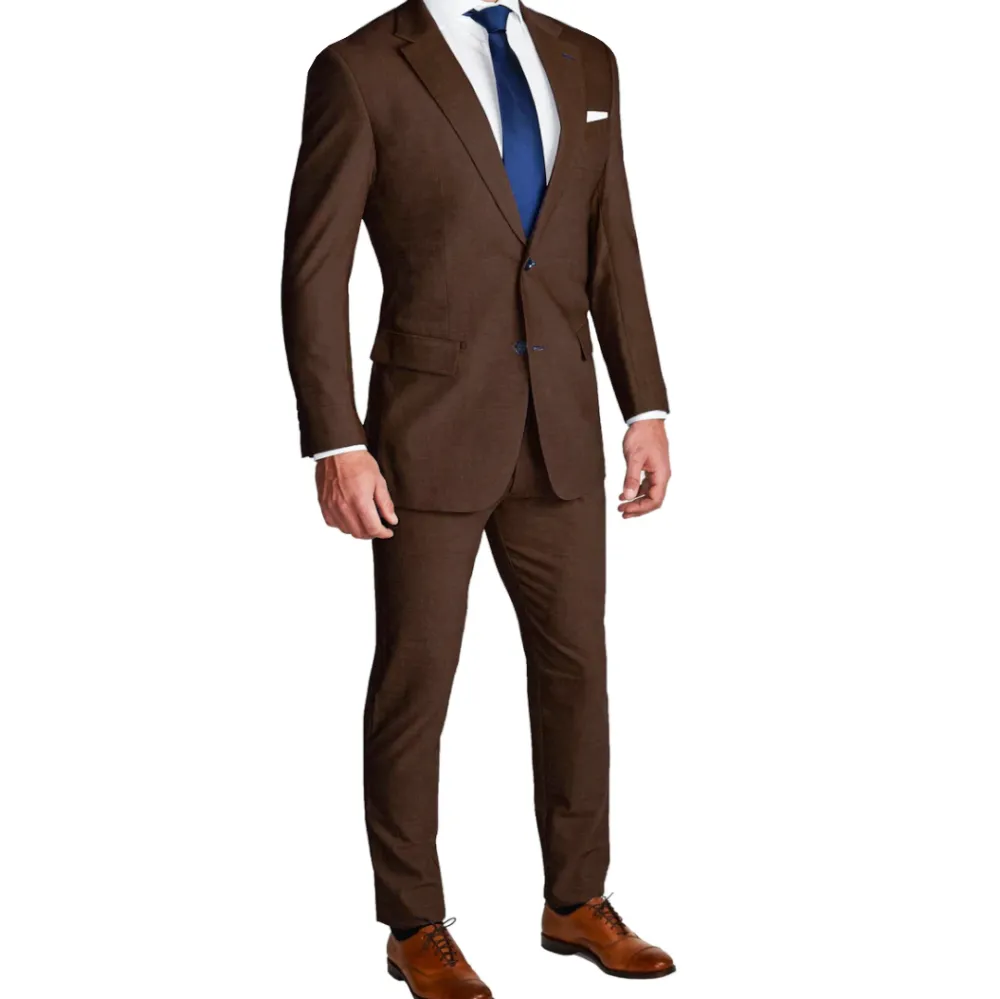 State and Liberty Athletic Fit Stretch Blazer - Lightweight Heathered Chocolate| Casual Blazers|Blazers