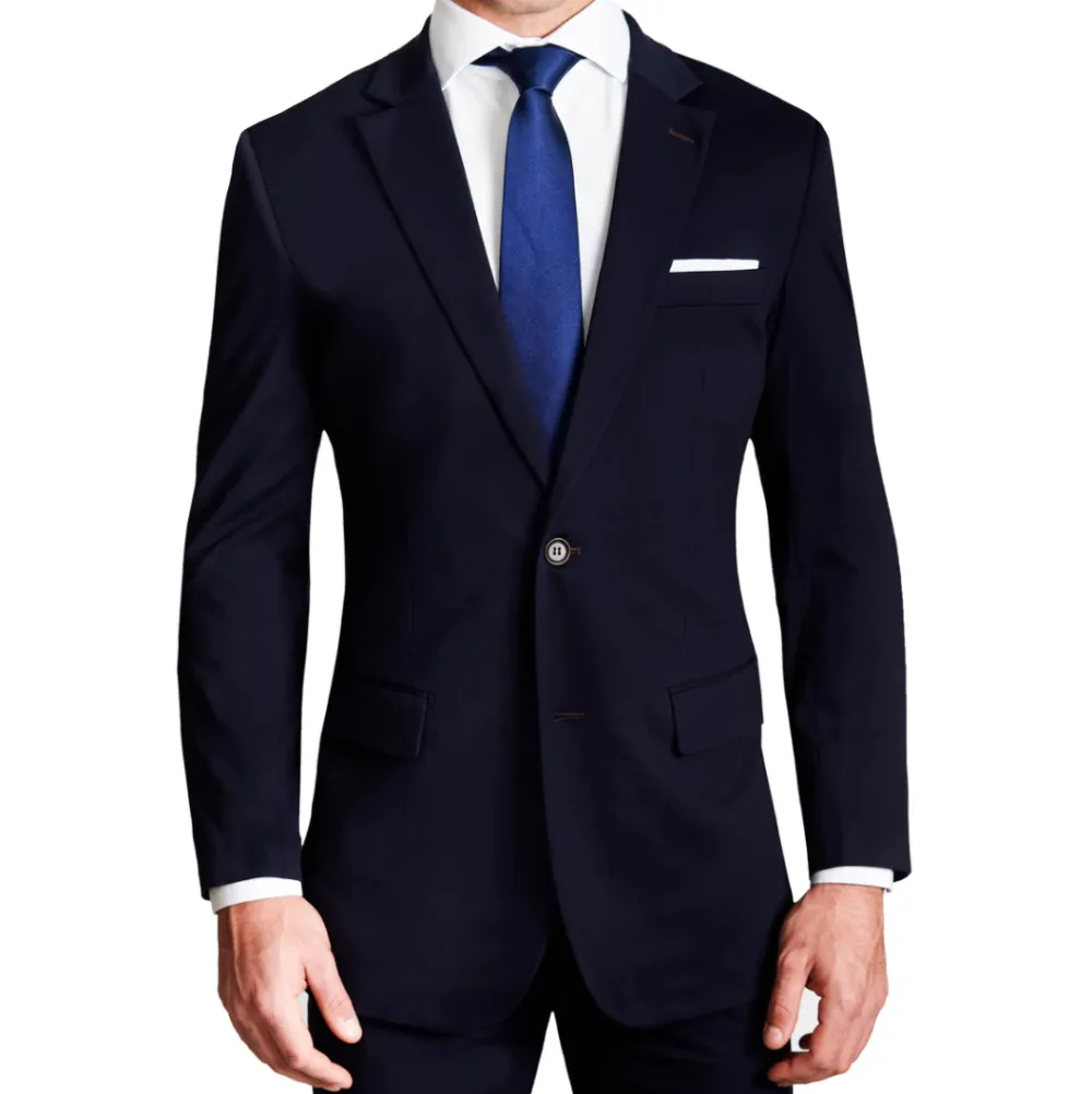 State and Liberty Athletic Fit Stretch Blazer - Navy| Casual Blazers|Blazers