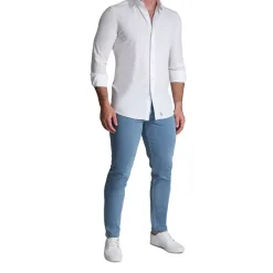 State and Liberty Athletic Fit Stretch Jeans - Light Blue| Jeans
