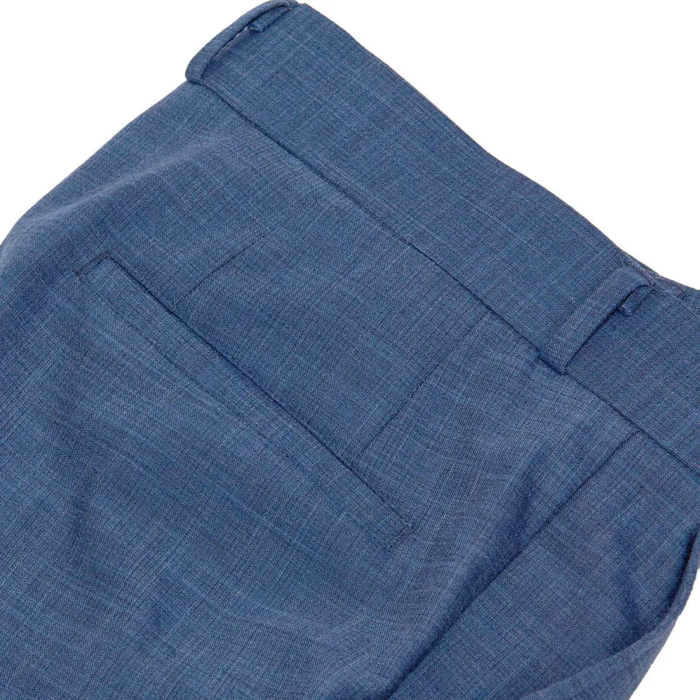State and Liberty Athletic Fit Stretch Suit Pants - Heathered Blue| Tech Chinos|Suit Pants