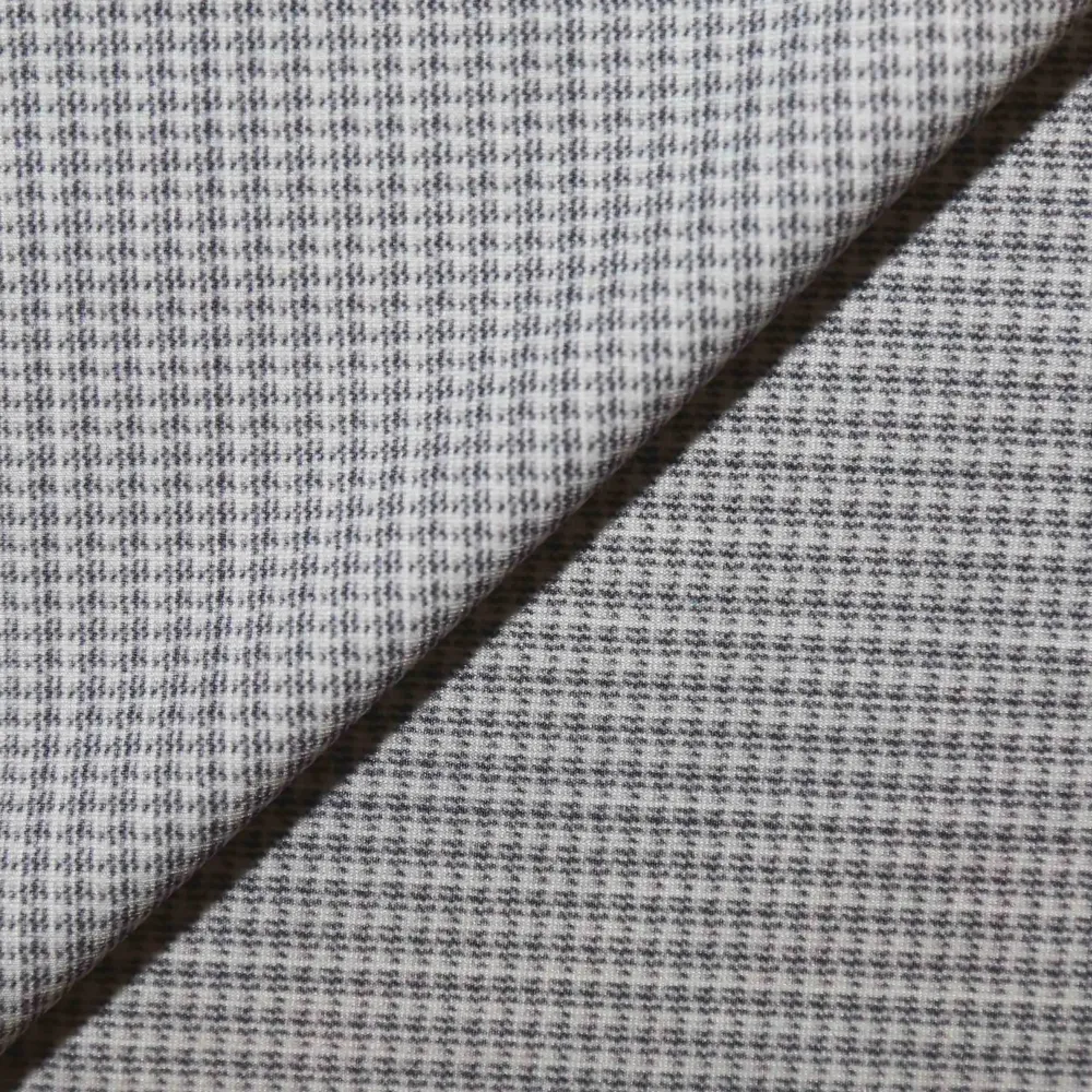 State and Liberty Athletic Fit Stretch Suit - Light Grey Microcheck| Suits