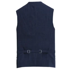 State and Liberty Athletic Fit Stretch Suit Vest - Heathered Navy| Vests