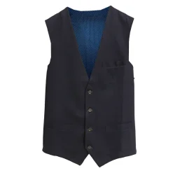 State and Liberty Athletic Fit Stretch Suit Vest - Navy| Vests