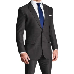 State and Liberty Athletic Fit Stretch Suit - Heathered Charcoal| Suits