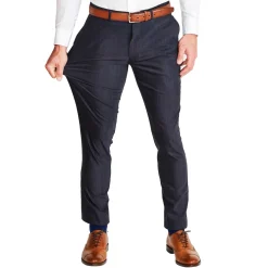 State and Liberty Athletic Fit Stretch Suit Pants - Heathered Midnight Navy| Suit Pants|Dress Pants