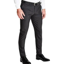 State and Liberty Athletic Fit Stretch Suit Pants - Heathered Charcoal| Tech Chinos|Suit Pants