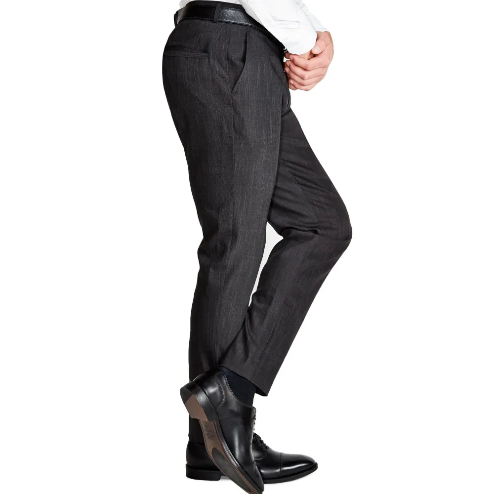State and Liberty Athletic Fit Stretch Suit Pants - Heathered Charcoal| Tech Chinos|Suit Pants