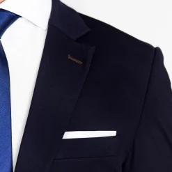 State and Liberty Athletic Fit Stretch Suit - Navy| Suits