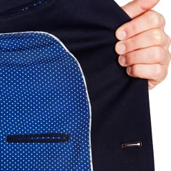 State and Liberty Athletic Fit Stretch Suit - Navy| Suits