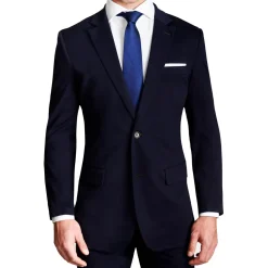 State and Liberty Athletic Fit Stretch Suit - Navy| Suits