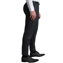 State and Liberty Athletic Fit Stretch Suit Pants - Charcoal Microcheck| Tech Chinos|Suit Pants
