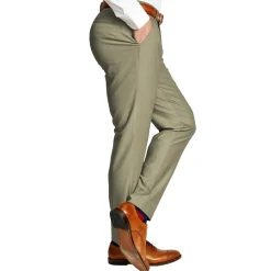 State and Liberty Athletic Fit Stretch Suit Pants - Heathered Olive| Suit Pants|Dress Pants